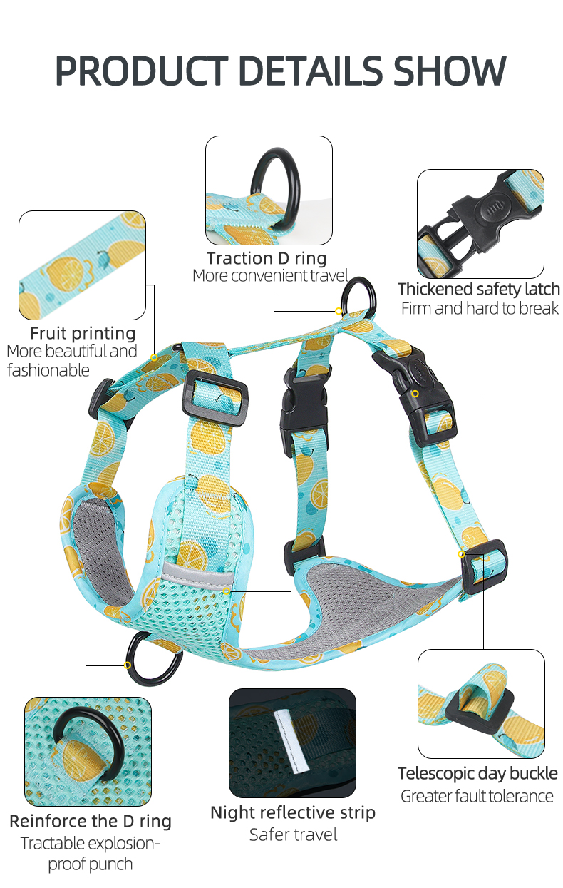 Colorful Pet Harness XSPH-0013