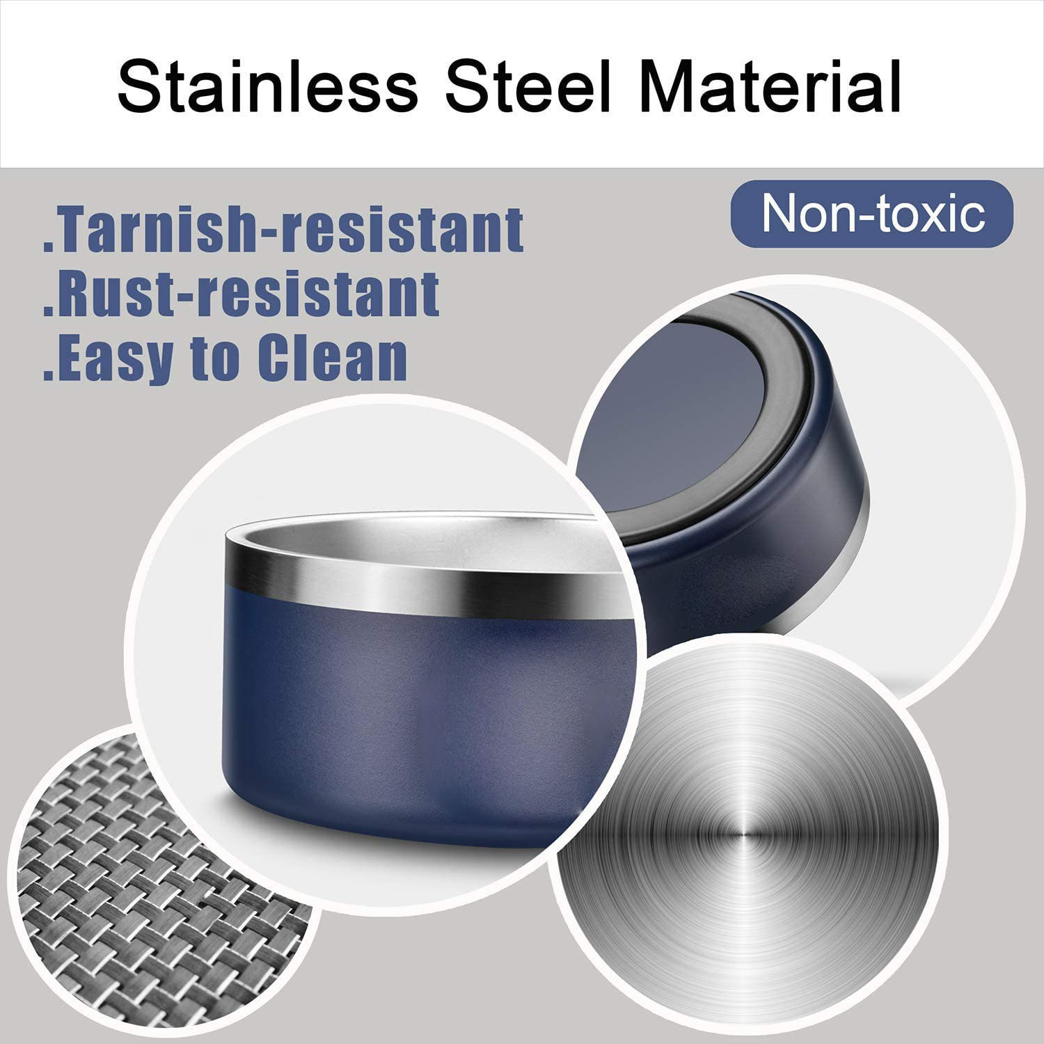 Stainless Steel Pet Bowl XSFB-0104