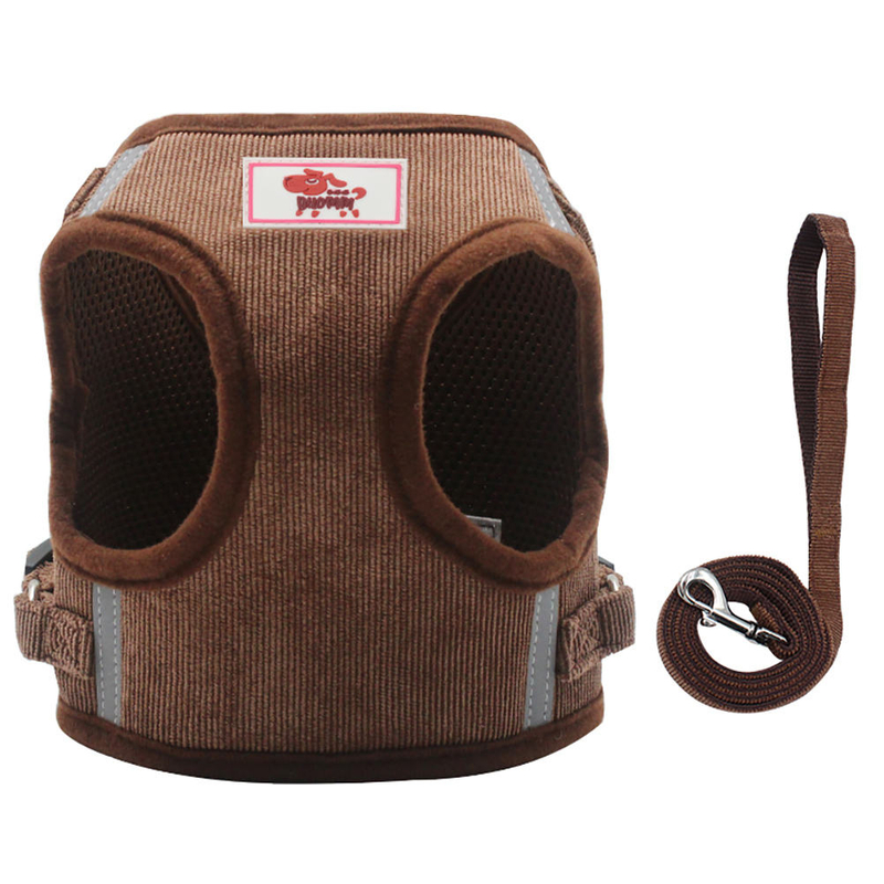 Corduroy Pet Harness XSPH-0043