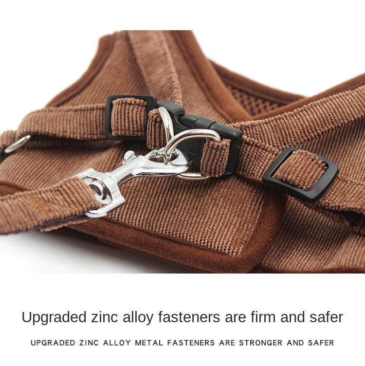 Corduroy Pet Harness XSPH-0043