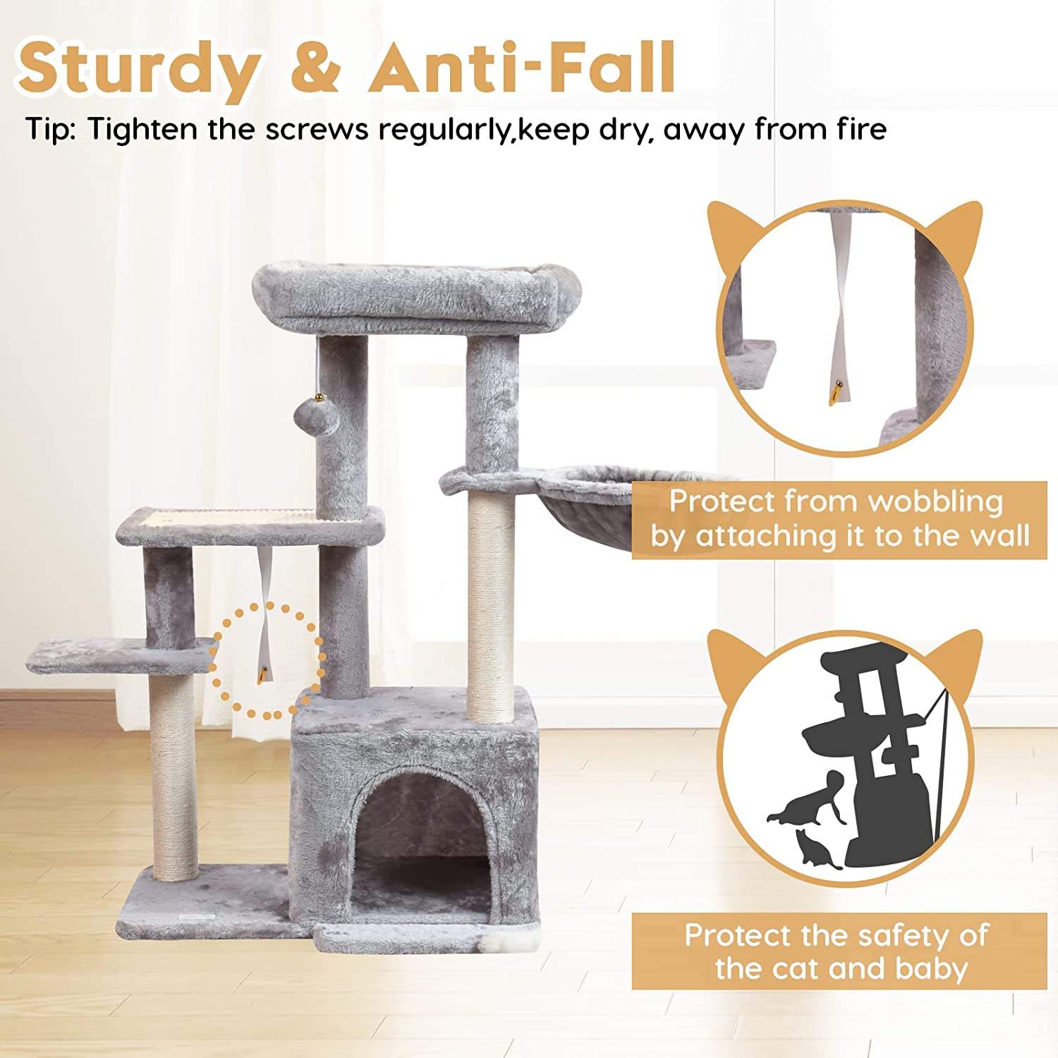 Trilaminar Cat Clambing Tree XSTS-0005