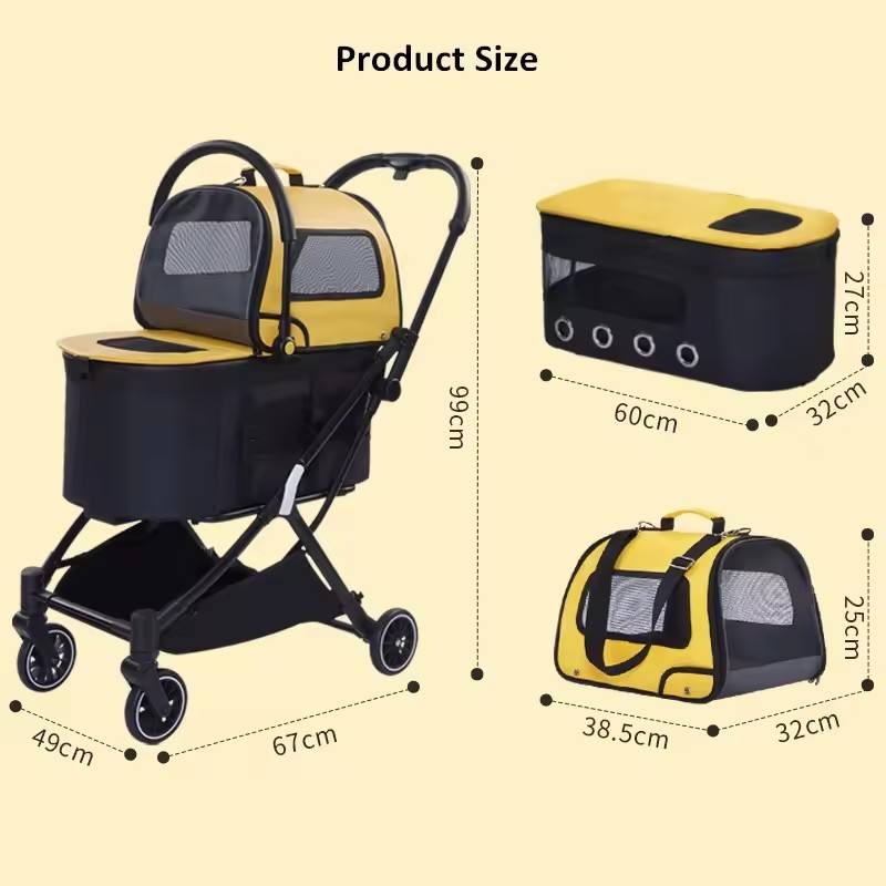 Multi-layer Breathable Pet Stroller XSPC-0079