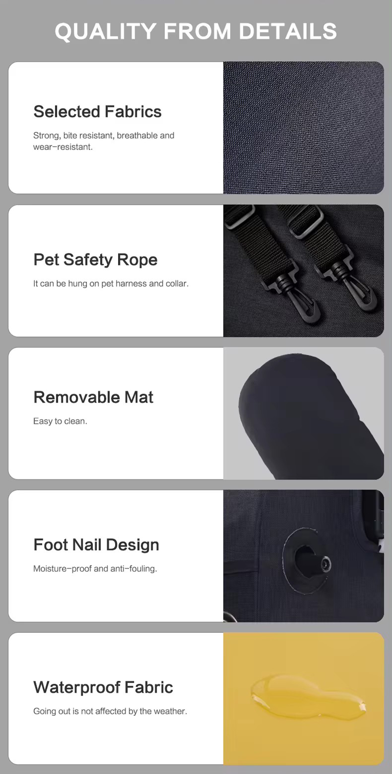 Multi-layer breathable Pet Stroller XSPC-0079