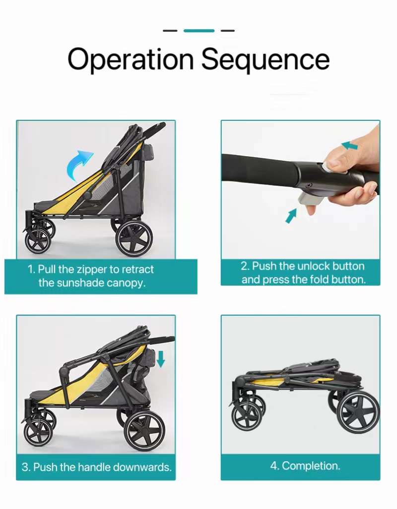 Large Space Pet Stroller XSPC-0086