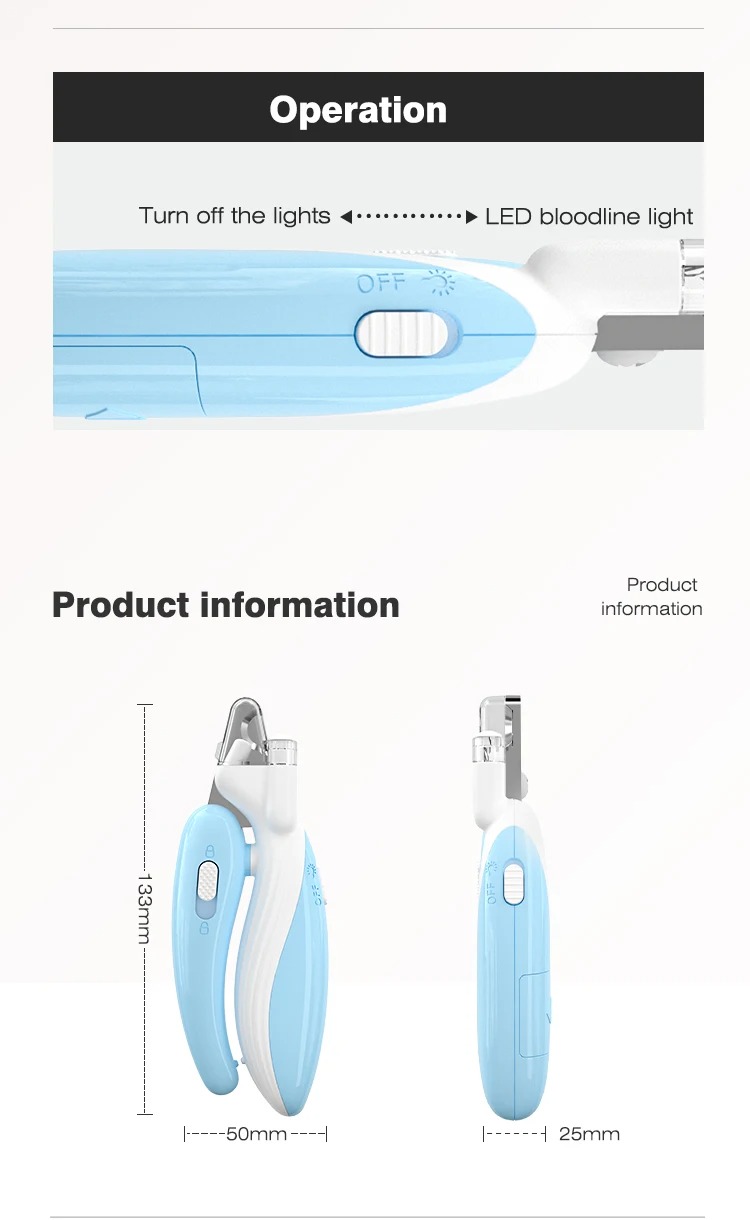 Whale Pet Nail Clippers XSGP-0043