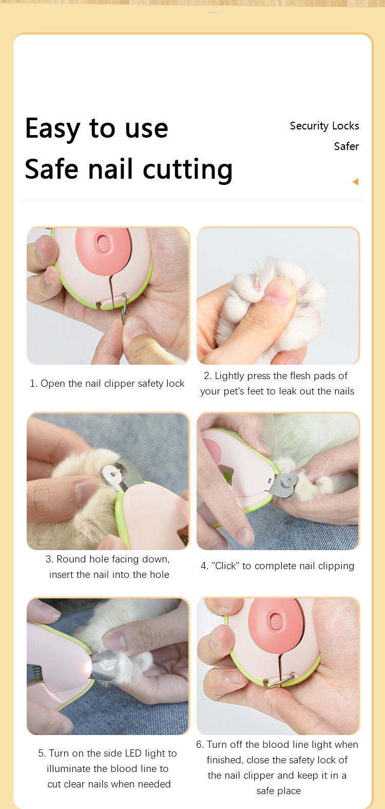 Avocado Pet Nail Clippers XSGP-0047