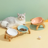 Adjustable Ceramic Pet Bowl XSFB-0053