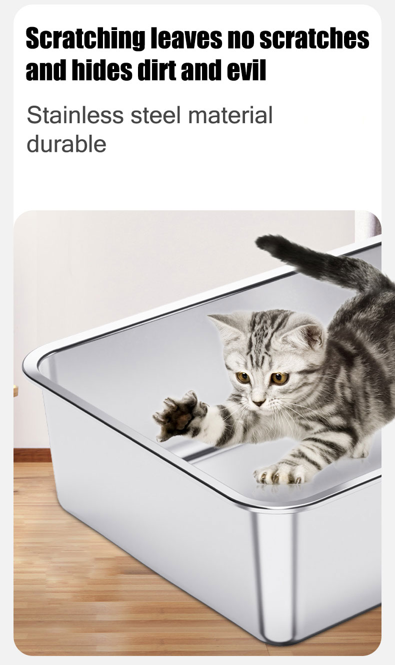 Metallic Cat Litter Box XSLB-0002