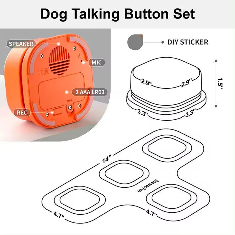 Interactive Pet Training Button XSTP-0003