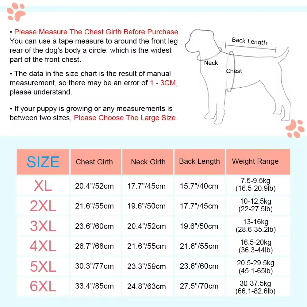 Thermal Pet Clothes XSCP-0005