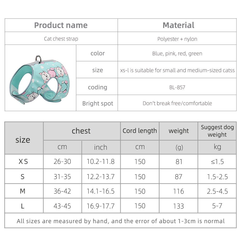 Fashion Pet Harness XSPH-0045