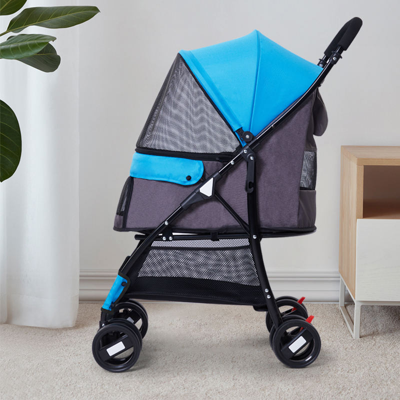 Solid Double Layer Pet Stroller XSPC-0071