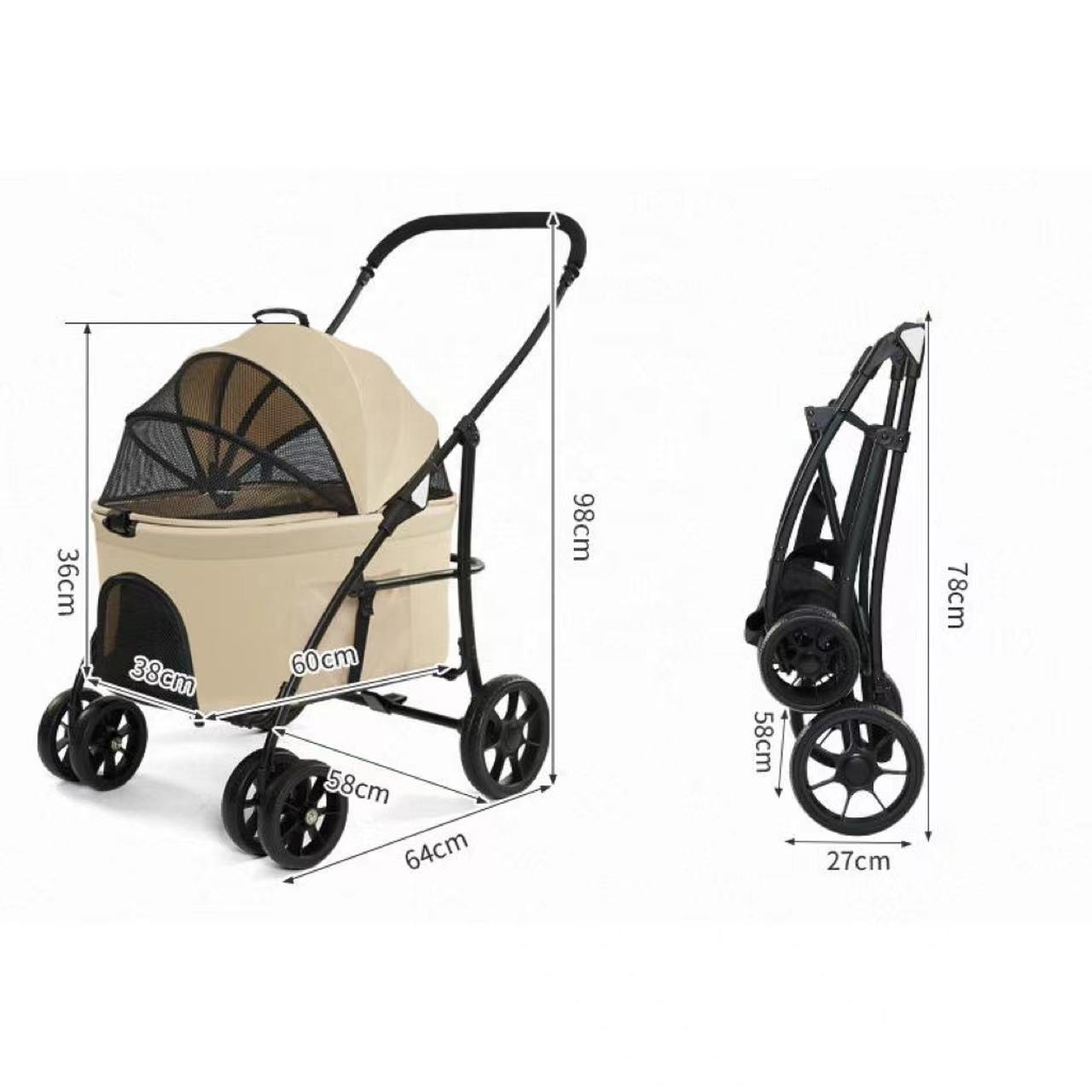Small Foldable Pet Stroller XSPC-0076