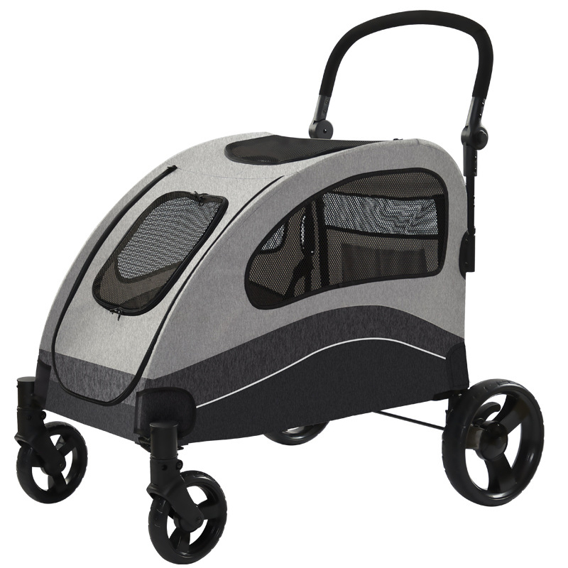 Sedate Four-wheeled Pet Trolley XSPC-0089