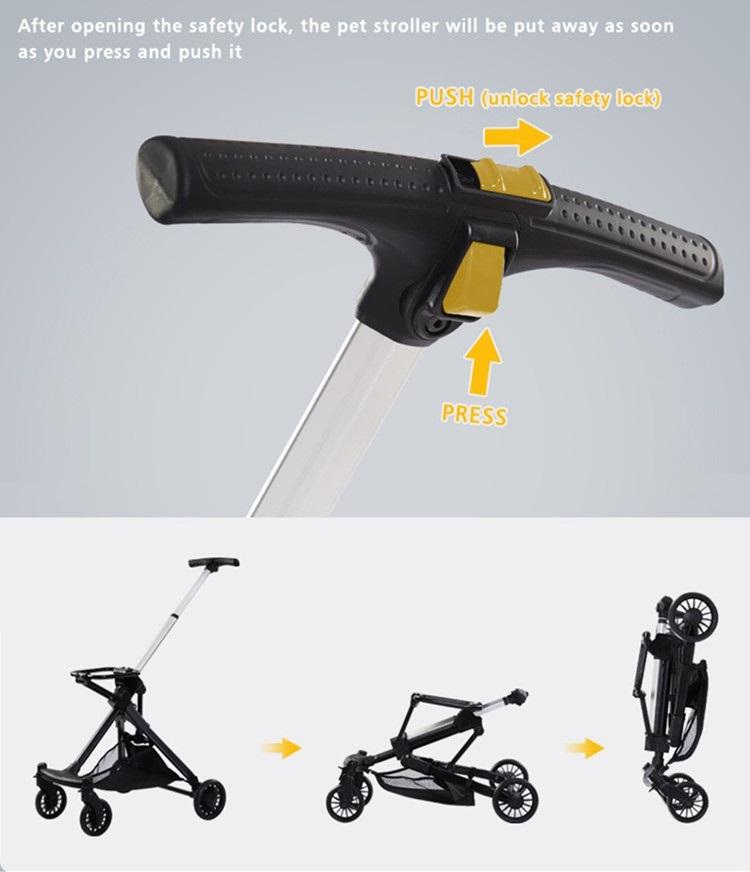 High Framed Pet Stroller XSPC-0084