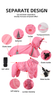 Wrapped Colourful Pet Raincoat XSCP-0020