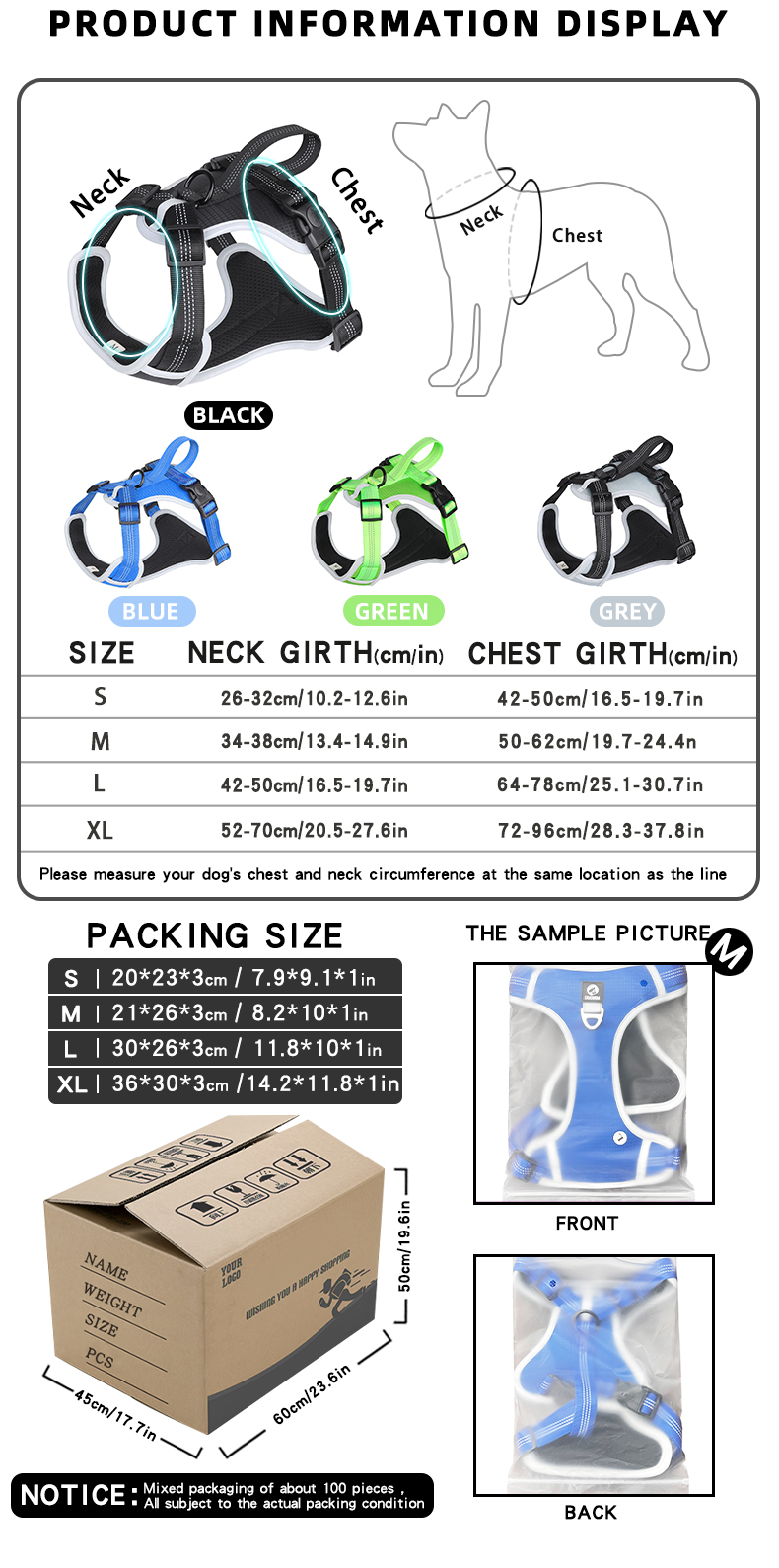 Portable Pet harness XSPH-0039