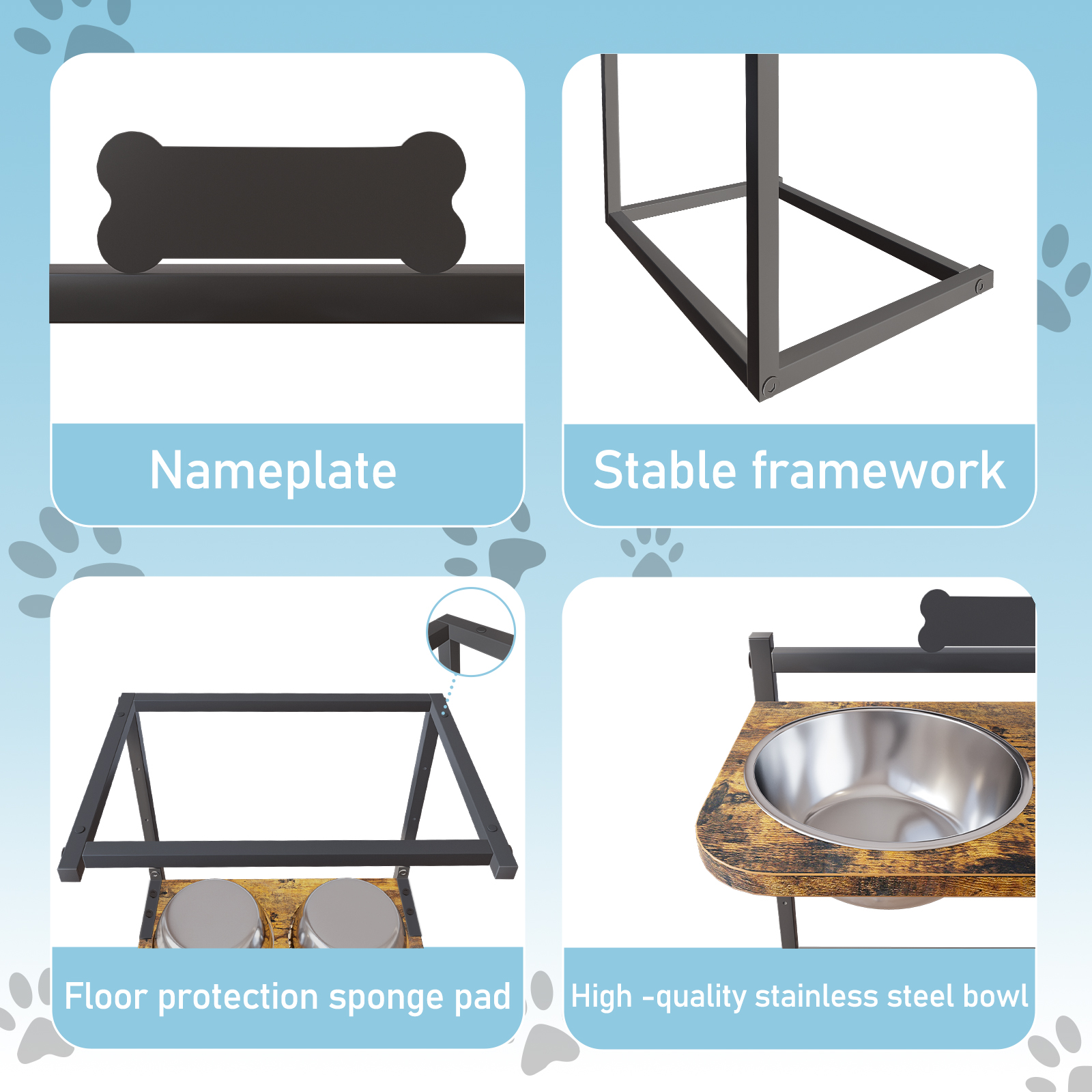 Simplified Pet Feeding Table XSFB-0109