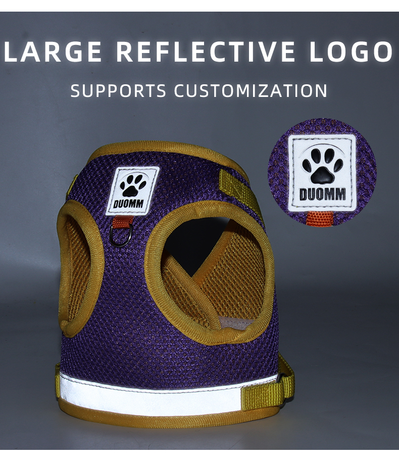 Double Coat Pet Harness XSPH-0026
