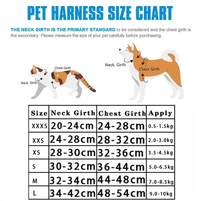 Lightweight Pet Harness XSPH-0028