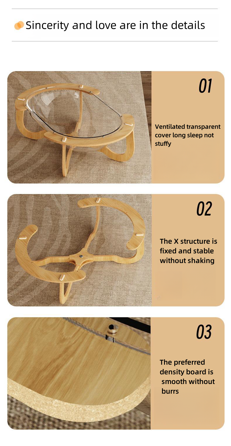 Of Transparent pet bed XSPB-0077