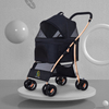 Large luxury four-wheeled pet stroller XSPC-0070