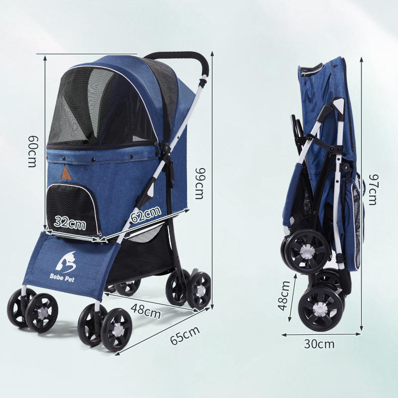 Compact And Durable Pet Stroller XSPC-0073