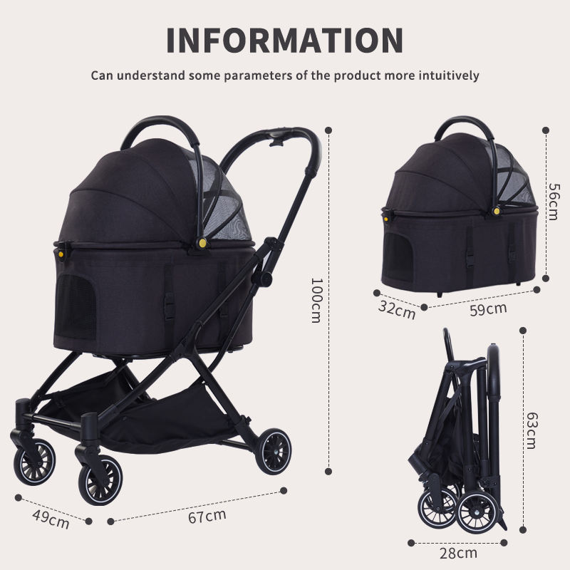 High Landscape Pet Stroller XSPC-0080