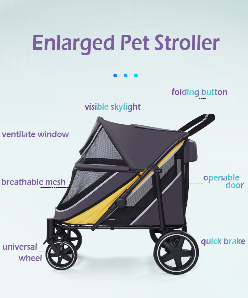 Large Soft Cage Pet Cart XSPC-0092