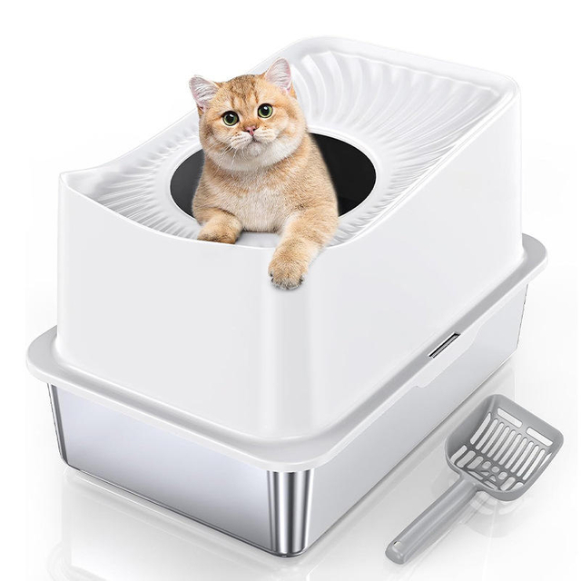 Stainless Steel Cat Litter Box XSLB-0001