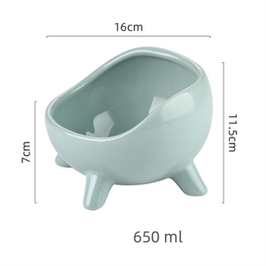 Ceramic Quadruped Pet Bowl XSFB-0047