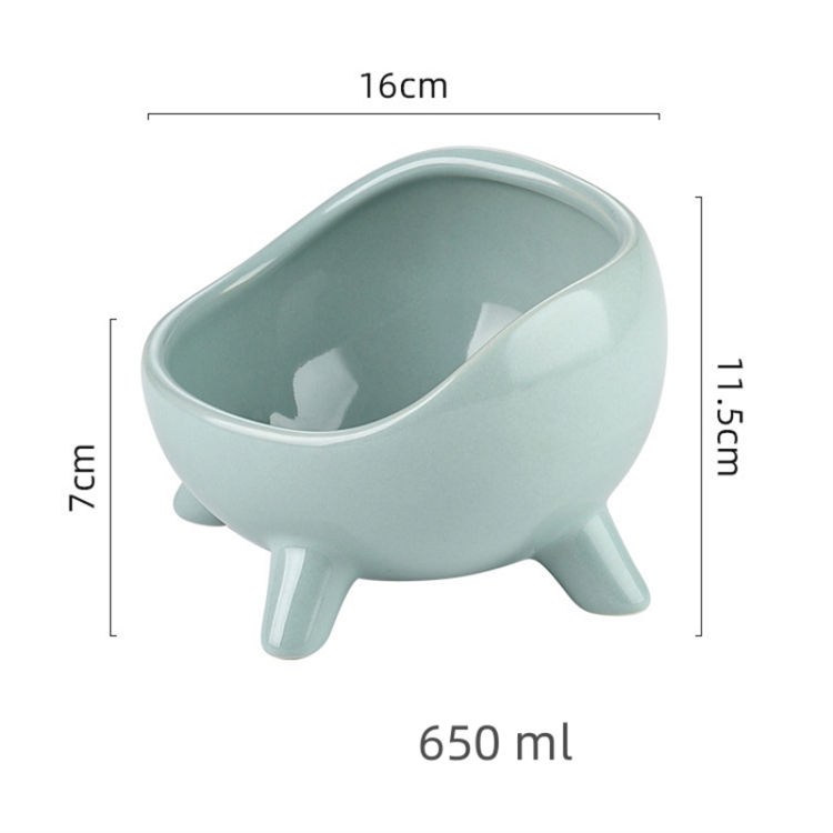 Ceramic Quadruped Pet Bowl XSFB-0047