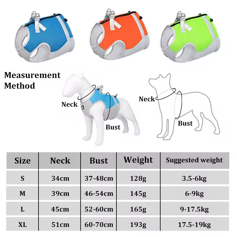 Cooling Pet Clothes XSCP-0001