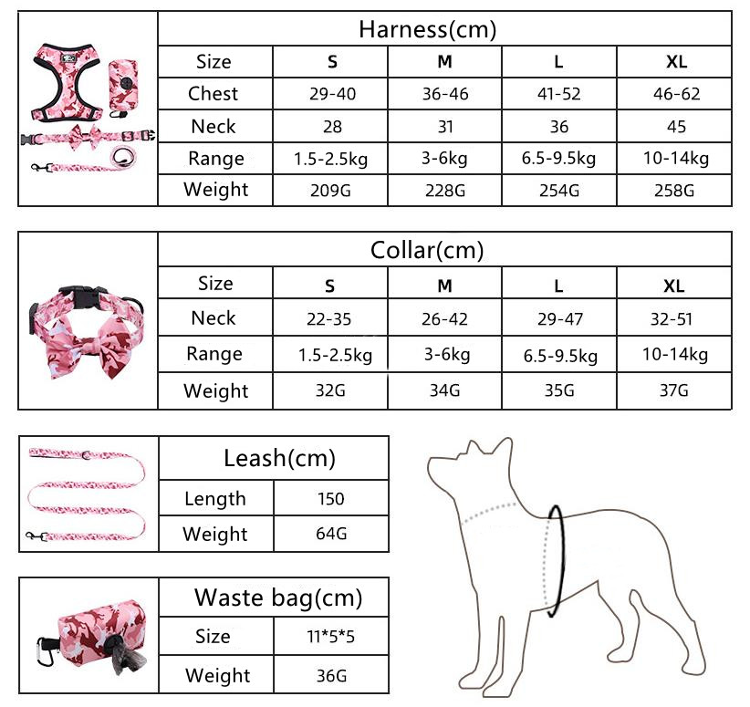 Stylish Pet Harness XSPH-0048