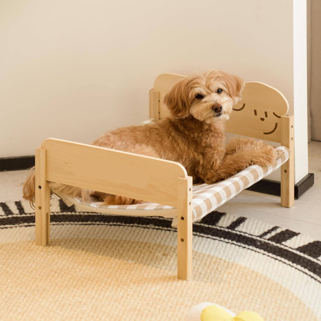Overlapping Wood Pet Bed XSPB-0044